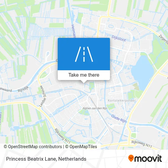 Prinses Beatrixlaan map