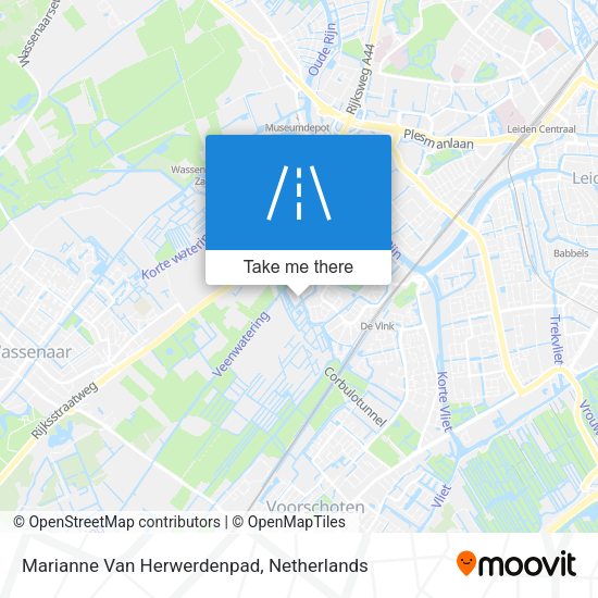 Marianne Van Herwerdenpad map
