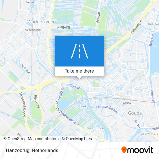Hanzebrug map