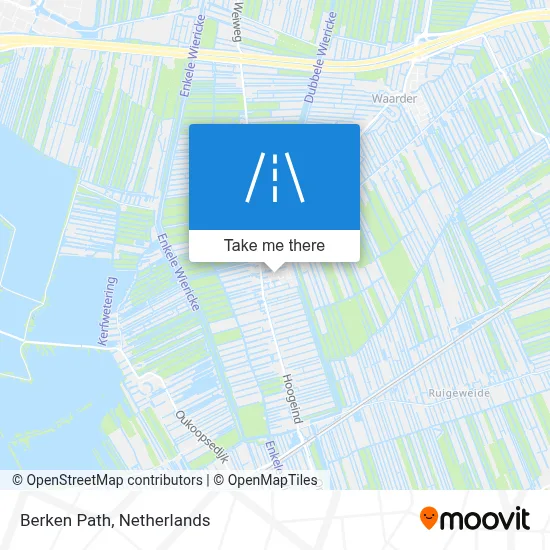 Berkenpad map