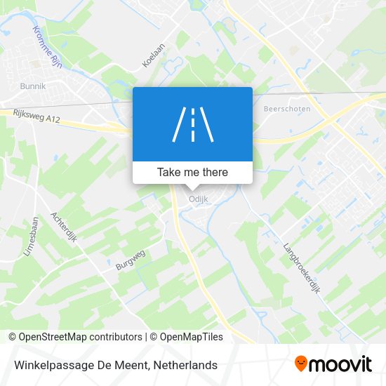 Winkelpassage De Meent map