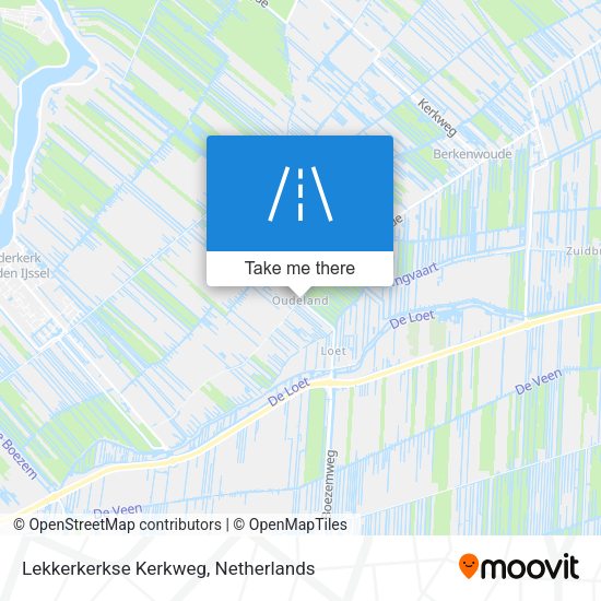 Lekkerkerkse Kerkweg map