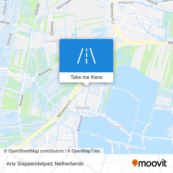Arie Slappendelpad map