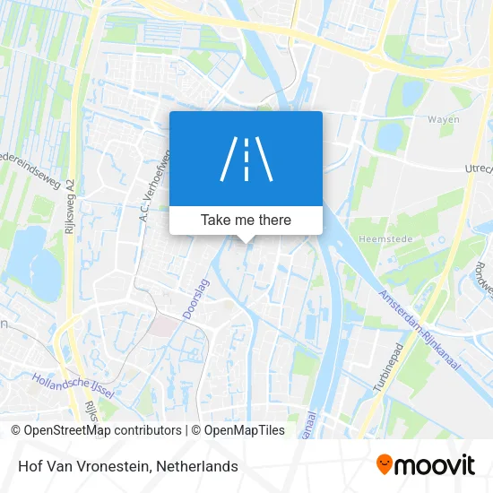 Hof Van Vronestein map