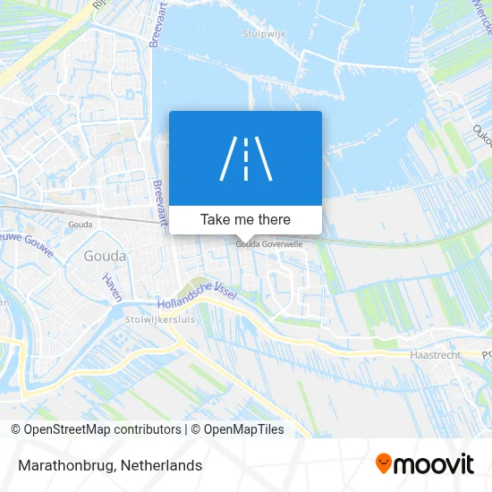 Marathonbrug map