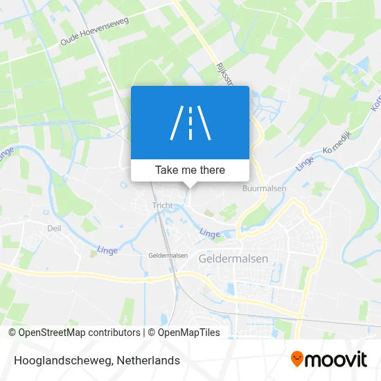 Hooglandscheweg map
