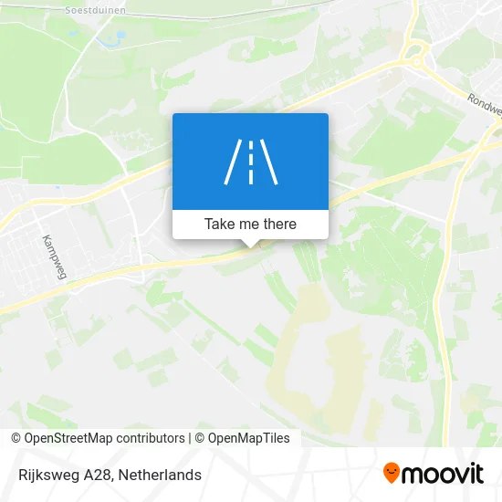 Rijksweg A28 map