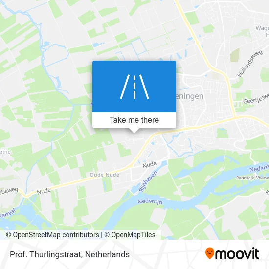 Prof. Thurlingstraat map
