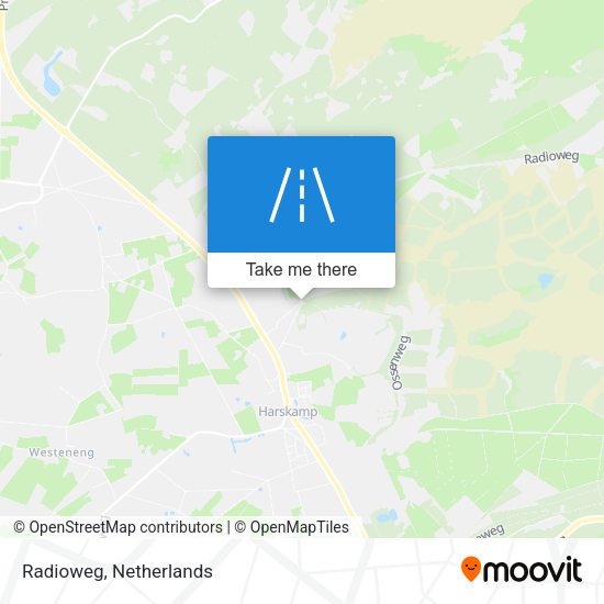 Radioweg map