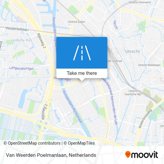 Van Weerden Poelmanlaan map