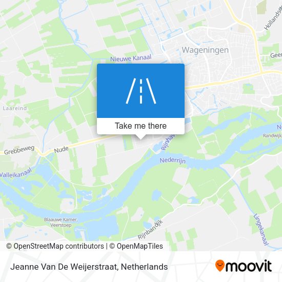 Jeanne Van De Weijerstraat map
