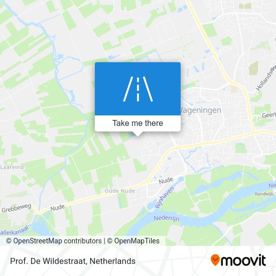 Prof. De Wildestraat map