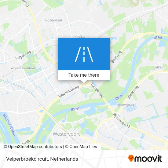 Velperbroekcircuit map