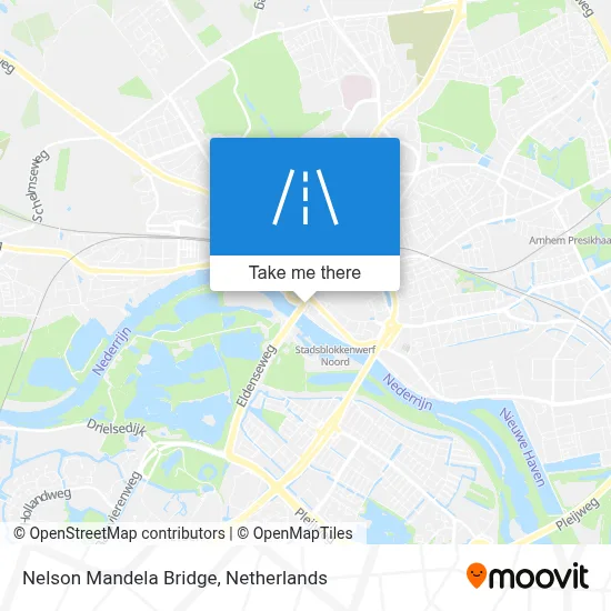 Nelson Mandelabrug map