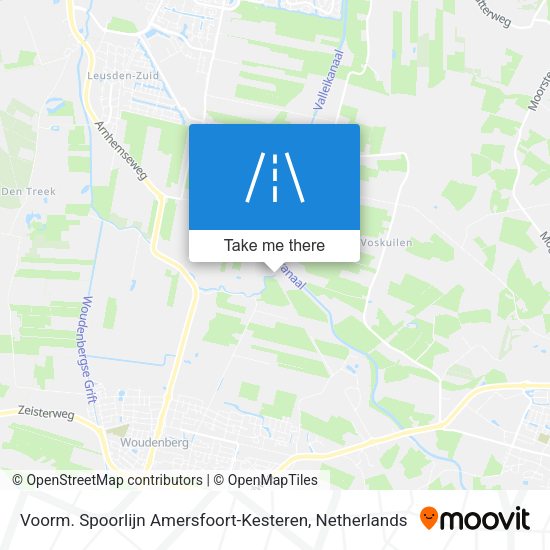 Voorm. Spoorlijn Amersfoort-Kesteren map