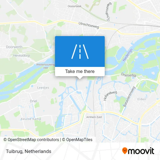 Tuibrug map
