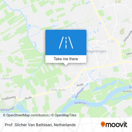 Prof. Slicher Van Bathlaan map