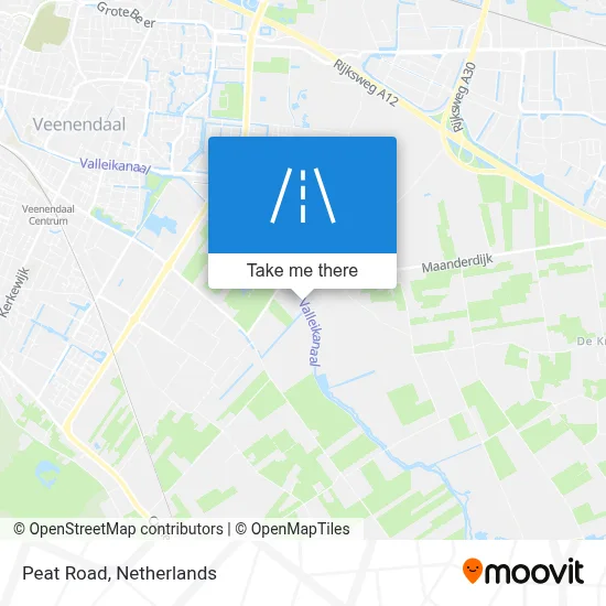 Veenweg map