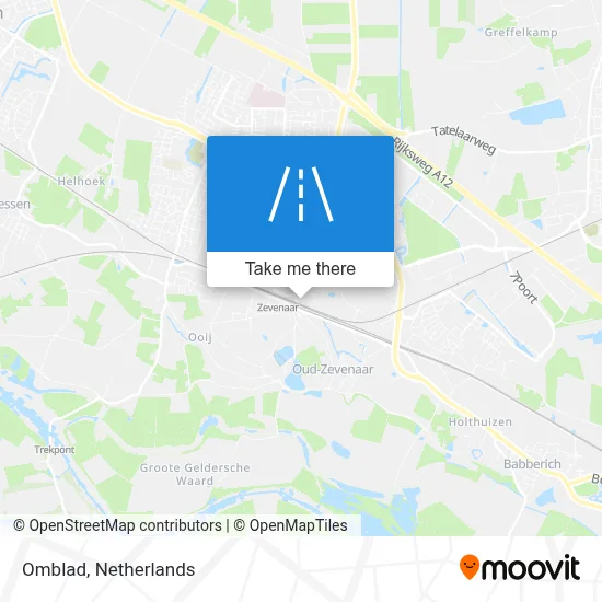 Omblad map