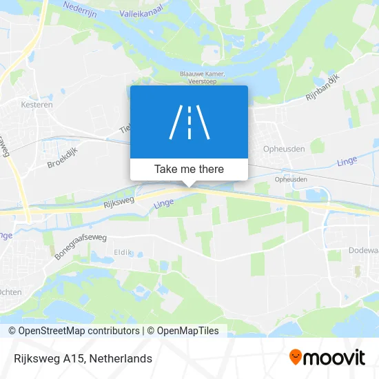 Rijksweg A15 Karte