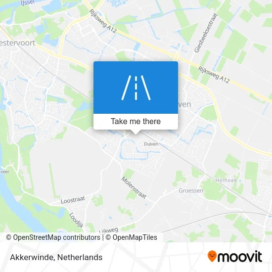 Akkerwinde Karte