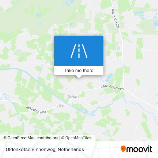 Oldenkotse Binnenweg map