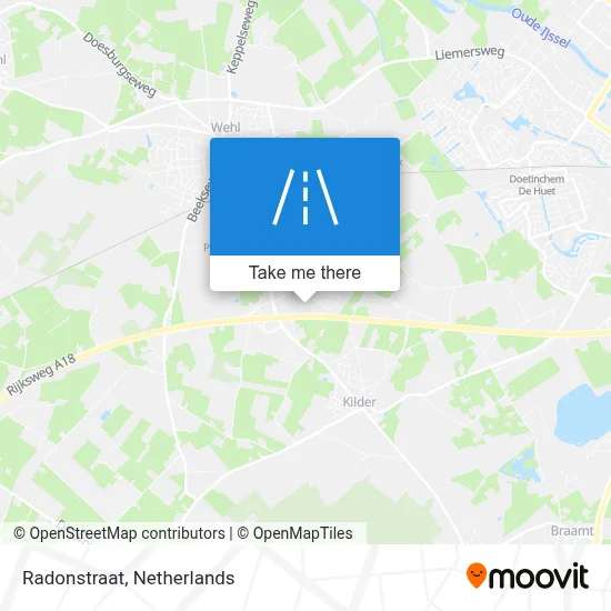 Radonstraat map
