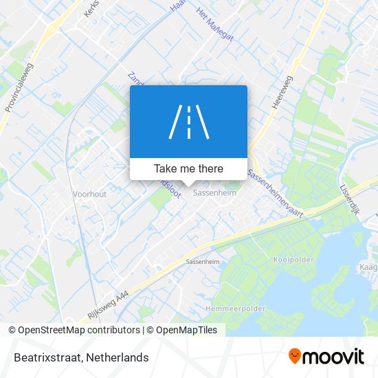 Beatrixstraat map