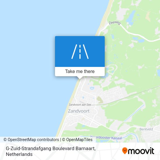 G-Zuid-Strandafgang Boulevard Barnaart map