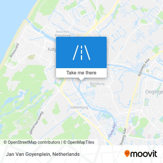Jan Van Goyenplein map