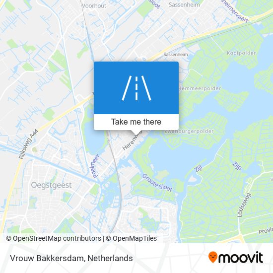 Vrouw Bakkersdam map