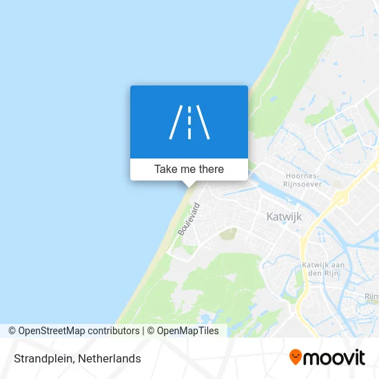 Strandplein map