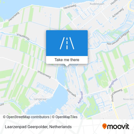 Laarzenpad Geerpolder map