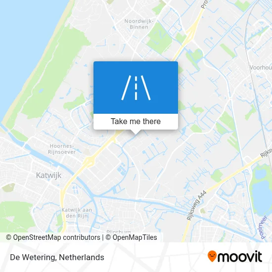 De Wetering map