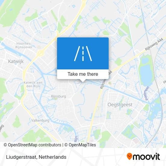 Liudgerstraat map