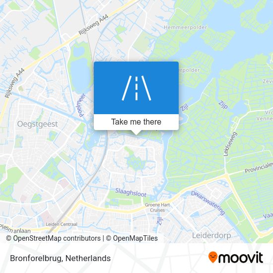 Bronforelbrug map