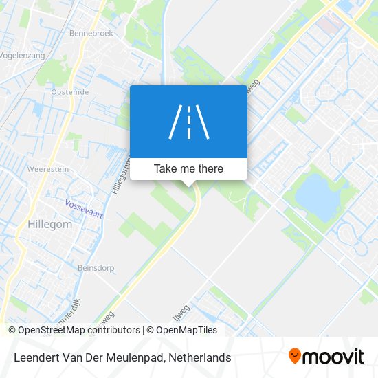 Leendert Van Der Meulenpad map