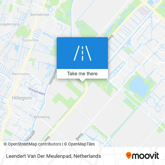 Leendert Van Der Meulenpad map