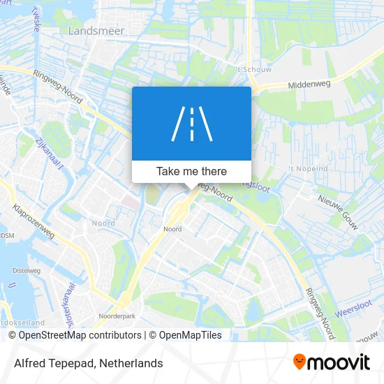 Alfred Tepepad map
