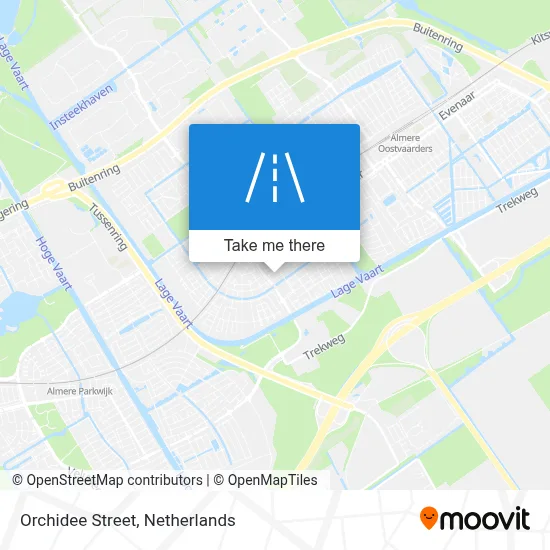 Orchideestraat map