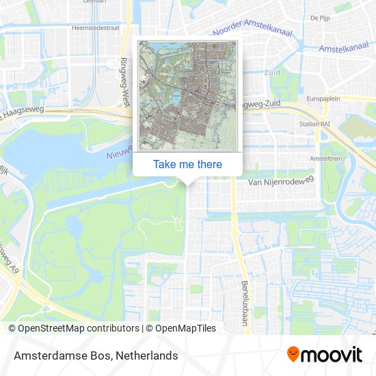 Amsterdamse Bos map