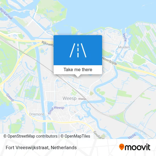 Fort Vreeswijkstraat map