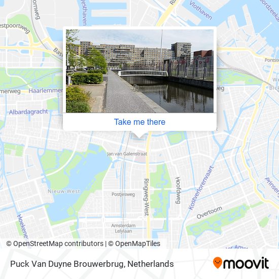 Puck Van Duyne Brouwerbrug map