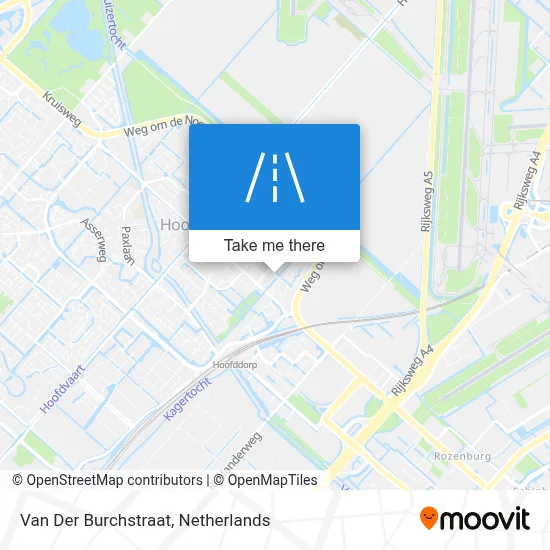 Van Der Burchstraat map