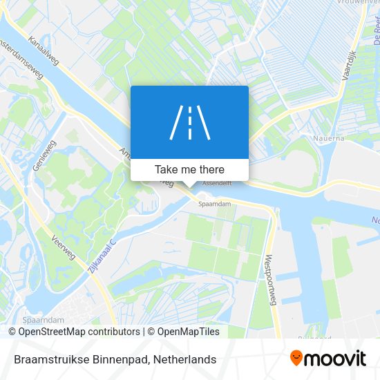 Braamstruikse Binnenpad map