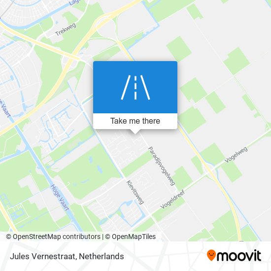 Jules Vernestraat map