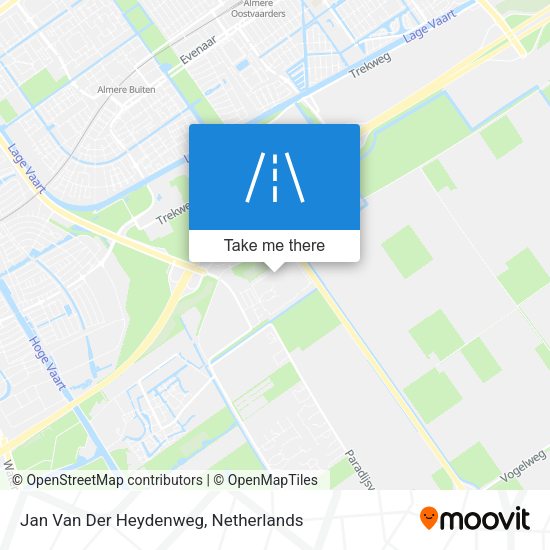 Jan Van Der Heydenweg map
