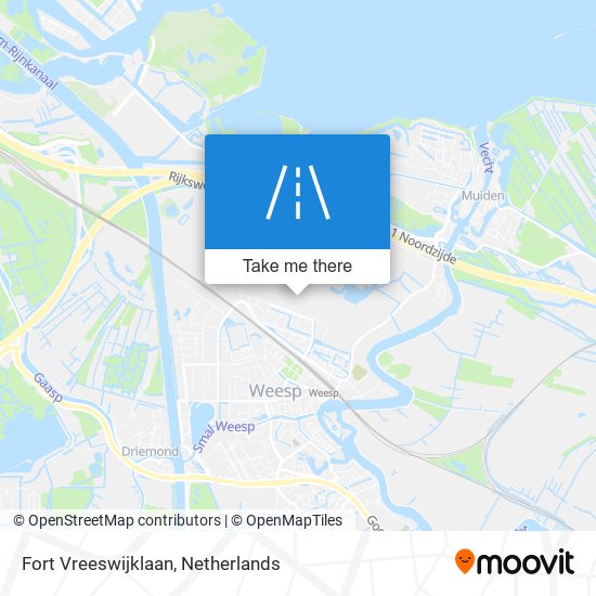 Fort Vreeswijklaan Karte