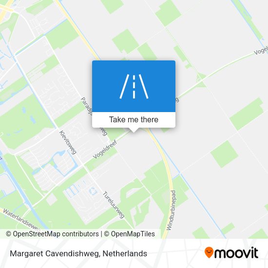 Margaret Cavendishweg map