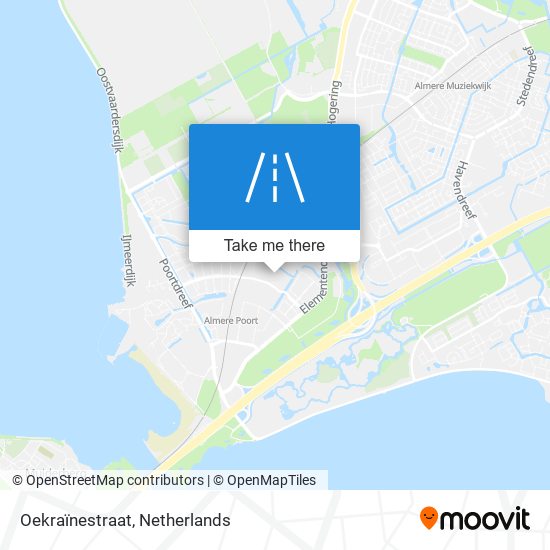 Oekraïnestraat Karte